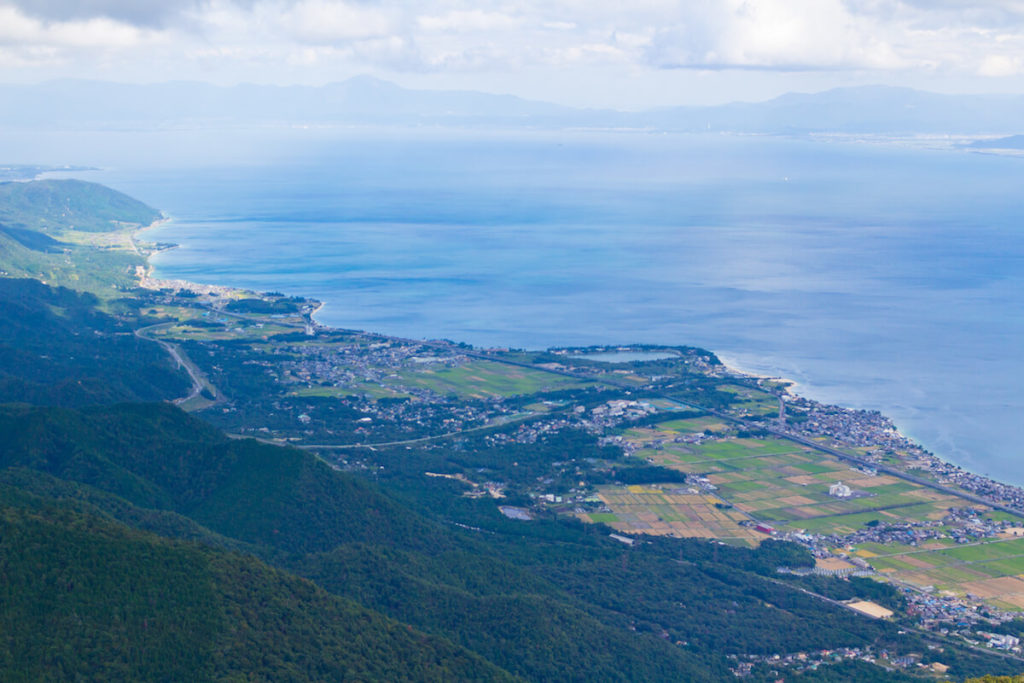 びわ湖テラスから眺める琵琶湖の景色