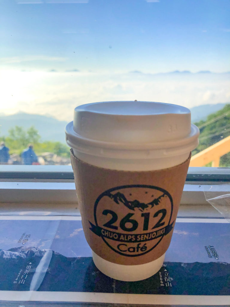 千畳敷カール　2612カフェ　コーヒー