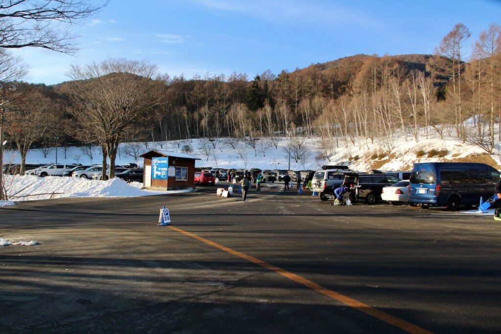 富士見パノラマリゾート駐車場