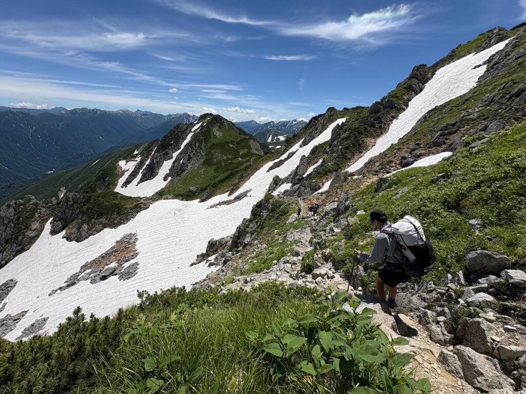 立山室堂から五色ヶ原_登山道