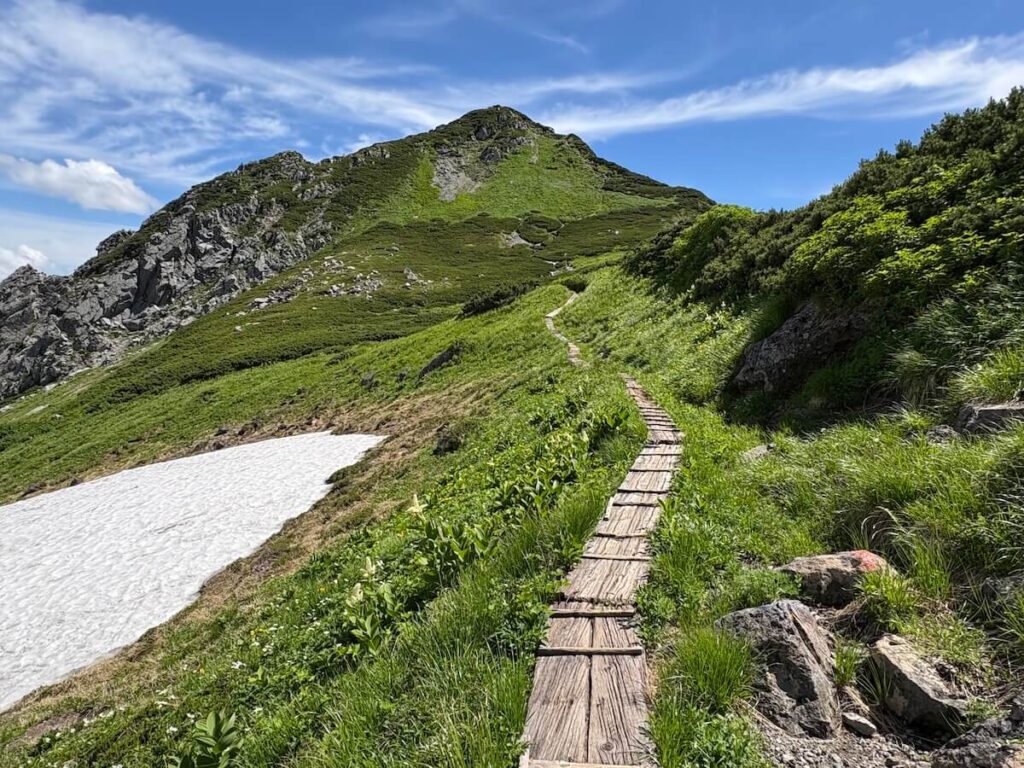立山室堂から五色ヶ原_登山道