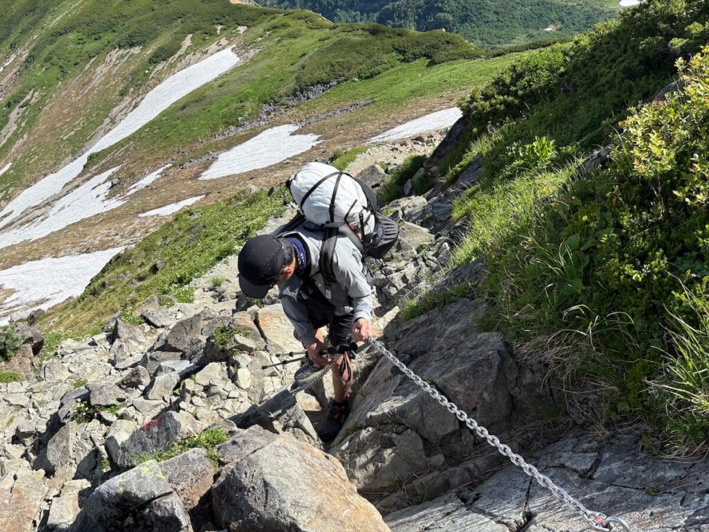 立山室堂から五色ヶ原_登山道