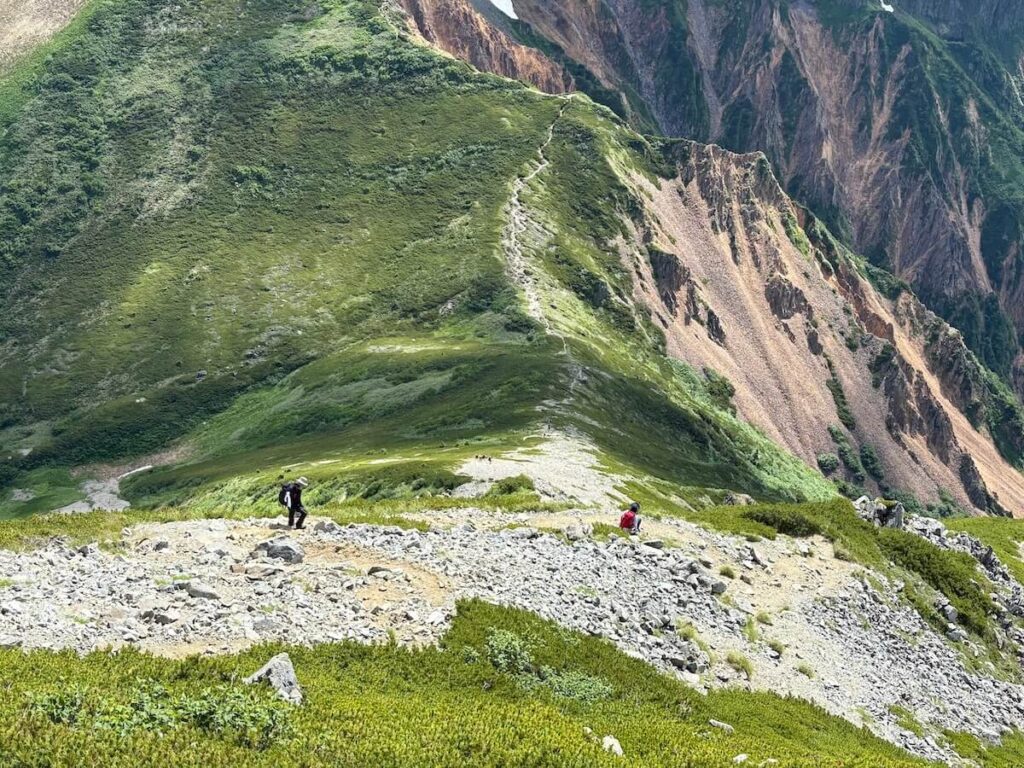 立山室堂から五色ヶ原_登山道
