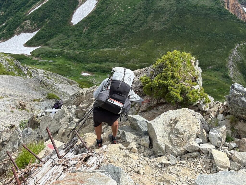 立山室堂から五色ヶ原_登山道2