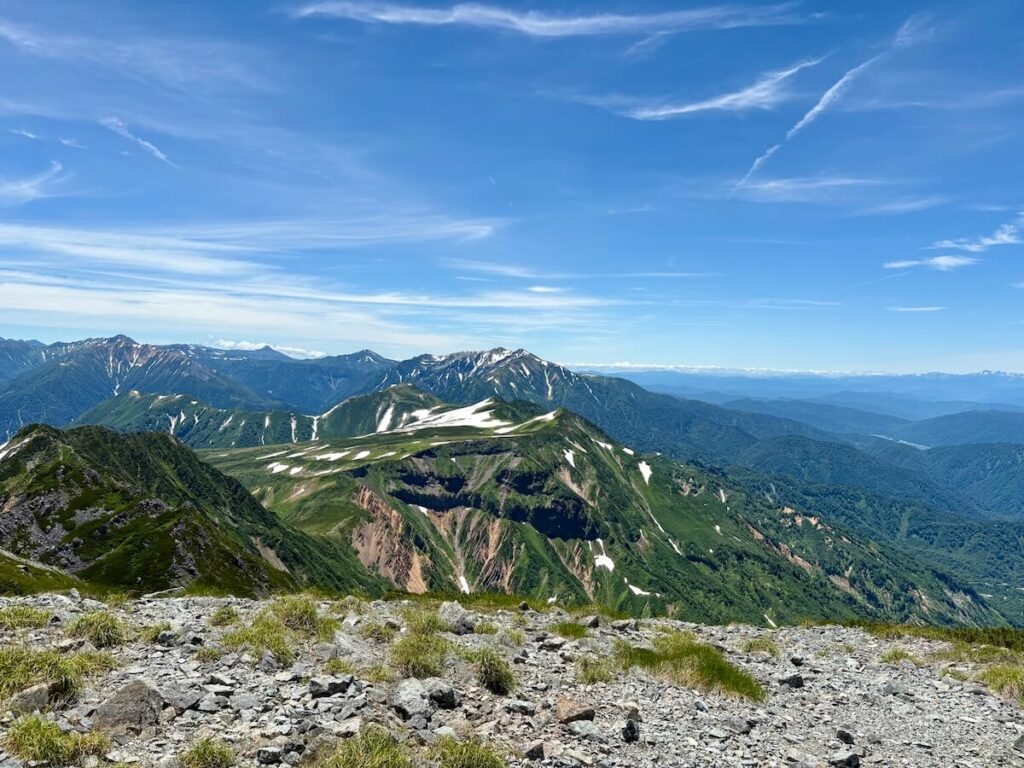 立山室堂から五色ヶ原_登山道