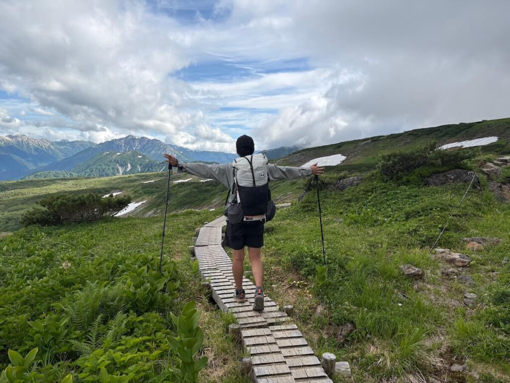 立山室堂から五色ヶ原_登山道