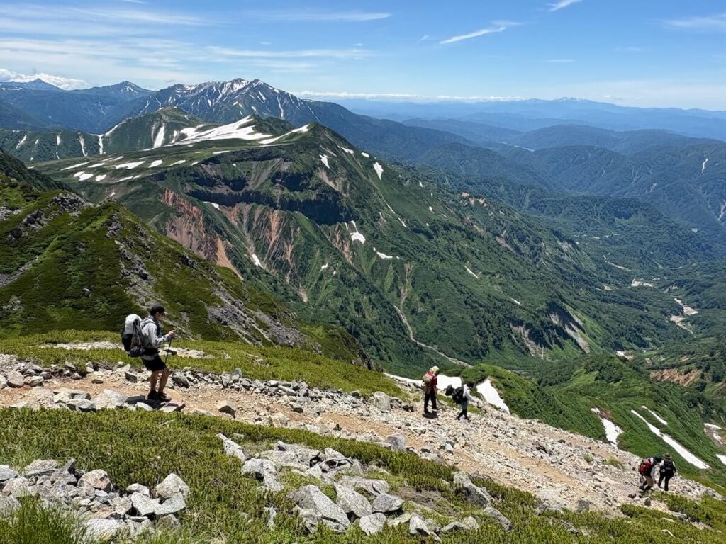 立山室堂から五色ヶ原_登山道