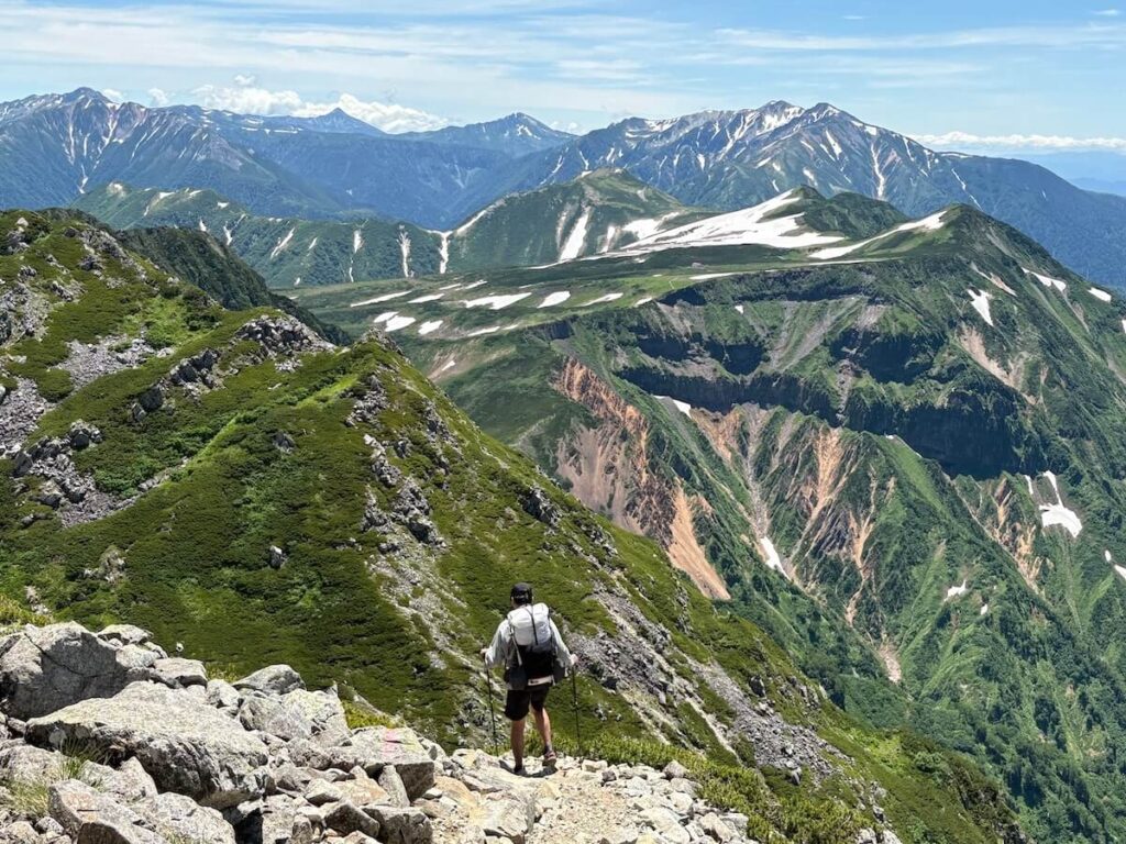 立山室堂から五色ヶ原_登山道