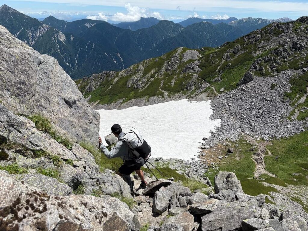 立山室堂から五色ヶ原_登山道