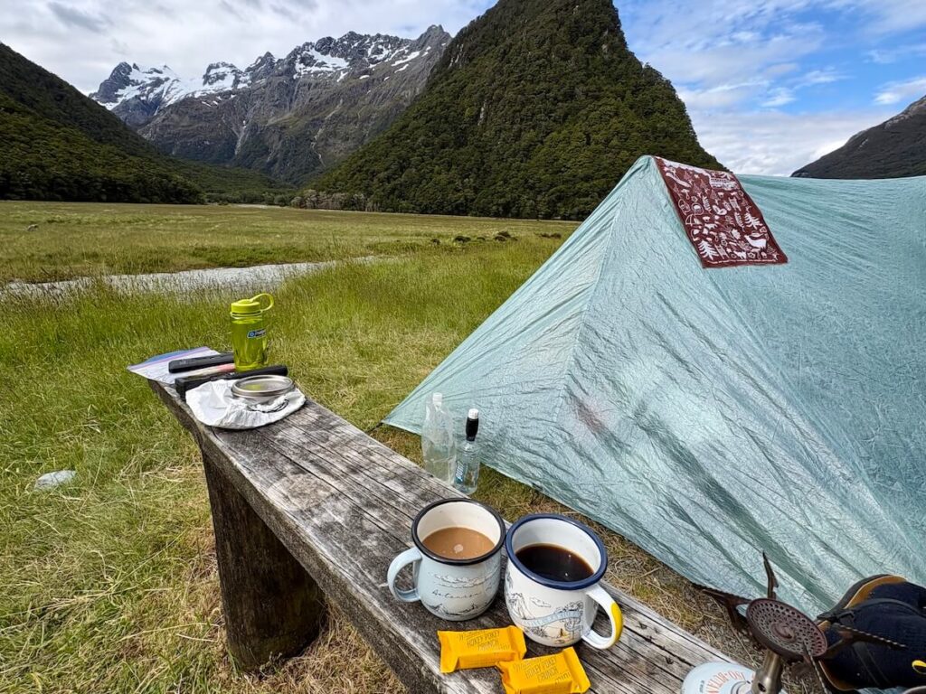Routeburn Track_ルートバーンフラッツキャンプ場